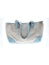 Coach 100% Leather Color Block Blue Leather Tote One size - photo 1