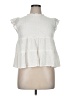 Sim & Sam 100% Rayon Ivory Sleeveless Blouse Size XL - photo 1