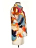 Marella Color Block Orange Short Sleeve Blouse Size 4 - photo 4