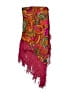 Unbranded Paisley Burgundy Pink Scarf One size - photo 2