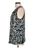 Classiques Entier 100% Polyester Teal Sleeveless Blouse Size L - photo 5