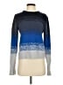 Autumn Cashmere 100% Cashmere Color Block Blue Cashmere Pullover Sweater Size S - photo 1