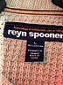 Reyn Spooner 100% Cotton Houndstooth Tan Turtleneck Sweater Size L - photo 7