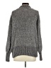 Cynthia Rowley TJX 100% Polyester Metallic Gray Turtleneck Sweater Size S - photo 2