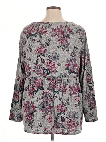 Time and Tru Long Sleeve Blouse (view 2)