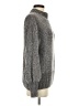 Cynthia Rowley TJX 100% Polyester Metallic Gray Turtleneck Sweater Size S - photo 4