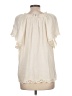 Old Navy Ivory Short Sleeve Blouse Size L - photo 2