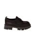 Ash 100% Leather Black Brown Flats Size EU 38 - photo 1