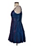 B. Darlin 100% Polyester Metallic Blue Cocktail Dress Size 5 - 6 - photo 5