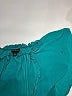 Worthington 100% Polyester Teal Short Sleeve Blouse Size S - photo 3
