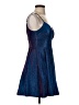 B. Darlin 100% Polyester Metallic Blue Cocktail Dress Size 5 - 6 - photo 4