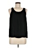 Ann Taylor LOFT Black Sleeveless Blouse Size Med Petite - photo 1
