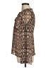 Ann Taylor LOFT 100% Polyester Brown Long Sleeve Blouse Size 6 - photo 5