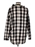 A Shirt Thing Plaid Silver Long Sleeve Blouse Size S - photo 2