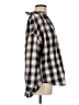A Shirt Thing Plaid Silver Long Sleeve Blouse Size S - photo 4