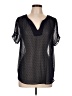 DR2 Black Short Sleeve Blouse Size L - photo 1