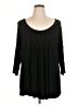 Woman Black 3/4 Sleeve Top Size 1X - photo 1