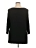 Woman Black 3/4 Sleeve Top Size 1X - photo 2