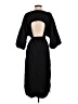 MNG 100% Polyamide Solid Black Casual Dress Size XS - photo 2