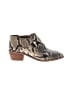 Madewell 100% Leather Animal Print Tan Black Ankle Boots Size 7 - photo 1