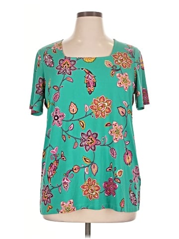 Susan Graver Short Sleeve T-Shirt (view 1)