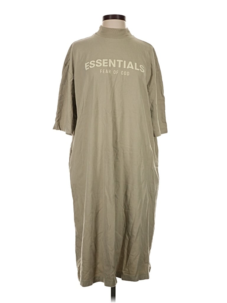 Pre-owned Essentials Casual Dress In Tan