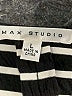 Max Studio Stripes Black Casual Dress Size L - photo 7