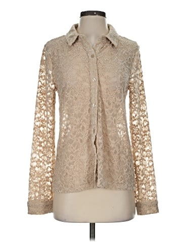 Hem & Thread Long Sleeve Blouse (view 1)