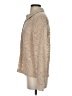 Hem & Thread Metallic Tan Long Sleeve Blouse Size S - photo 5
