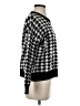T Tahari 100% Polyester Houndstooth Black Pullover Sweater Size S - photo 4