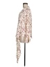 Nasty Gal Inc. 100% Polyester Hearts Ivory Kimono Size 6 - photo 5