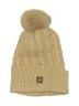 Anne Klein 100% Polyester Solid Gold Tan Beanie One size - photo 1