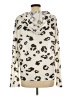 Mia + Tess Animal Print Ivory Poncho Size L - photo 2