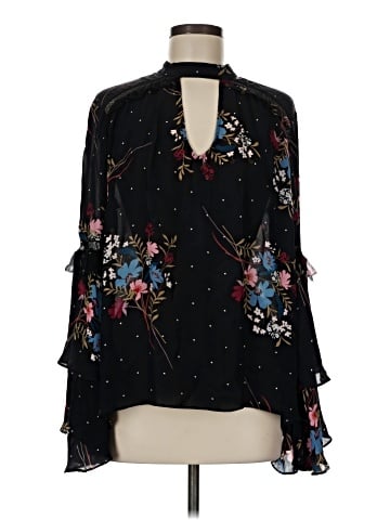 Parker 3/4 Sleeve Silk Top (view 1)
