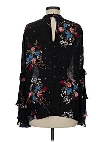 Parker 3/4 Sleeve Silk Top (view 2)