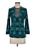 Tory Burch Teal 3/4 Sleeve Blouse Size S - photo 1