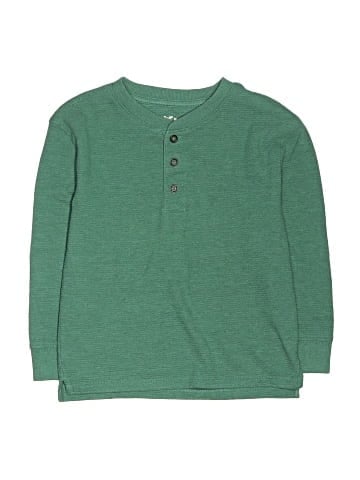 Cat & Jack Long Sleeve Henley (view 1)