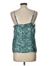 Nine West 100% Polyester Teal Sleeveless Top Size L - photo 2