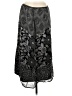 Requirements 100% Rayon Paisley Black Casual Skirt Size M (petite) - photo 1