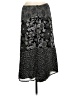 Requirements 100% Rayon Paisley Black Casual Skirt Size M (petite) - photo 2