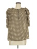 Max Studio 100% Polyester Brown 3/4 Sleeve Blouse Size M - photo 1