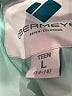 Obermeyer 100% Polyester Tropical Green Raincoat Size 14 - 16 - photo 3