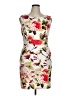 DressBarn Print Ivory Cocktail Dress Size 14 Petite - photo 1