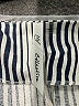 NY Collection Stripes White Ivory Blazer Size L - photo 6