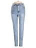 Curve Appeal Solid Blue Jeans Size 26 waist - photo 1