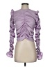 H&M Purple Long Sleeve Blouse Size S - photo 1
