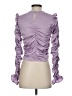 H&M Purple Long Sleeve Blouse Size S - photo 2