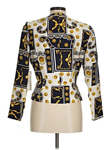 Anne Crimmins for Umi Collection Long Sleeve Silk Top (view 2)