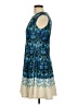 db established 1962 Print Blue Cocktail Dress Size 10 Petite - photo 5