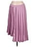 Leith 100% Polyester Solid Purple Casual Skirt Size L - photo 2